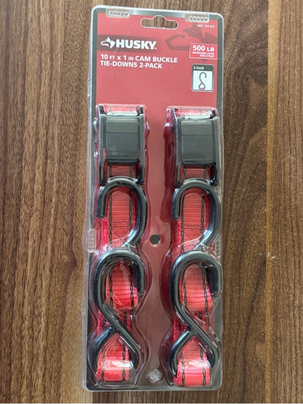 Husky Red Cam Buckle Tie-Downs 2-Pack